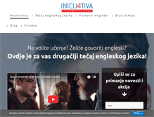 Tablet Screenshot of inicijativa.biz